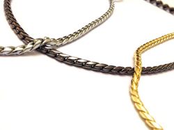 Luxury Pet Antracite Snake Kedja 3/5 mm