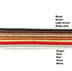 Luxury Pet Show leash Cord pärlor 3mm