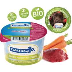 C & D FROZEN YOUGURT GLASS EKOLOGISK NÖT 90 ml (endast butik)