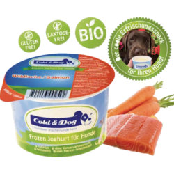COLD & DOG  FROZEN YOUGURT GLASS VILTFÅNGAD LAX 90 ml (endast butik)