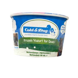COLD & DOG  FROZEN YOUGURT GLASS KYCKLINGLEVER/ÄPPLE 90 ml (endast butik)