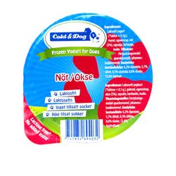 C & D FROZEN YOUGURT GLASS EKOLOGISK NÖT 90 ml (endast butik)