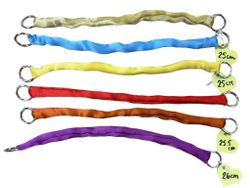 Rundsydda satin halsband ca 25cm