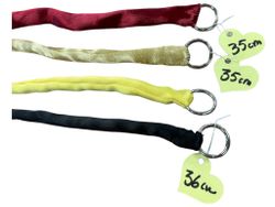 Rundsydda satin halsband ca 35cm