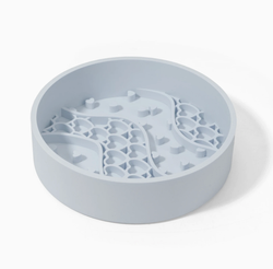 DOGGOTIQUE SLOW FEEDER BOWL "Blue"