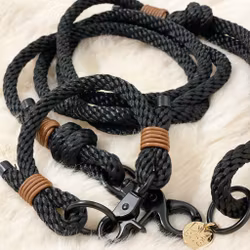 Diva & The Dog Luxe halsband Svart/Svart