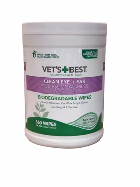 Vets Best Clean Ear / Eye Wipes