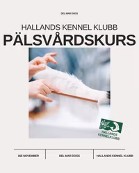 HALLANDS KENNELKLUBB - PÄLSVÅRDSKURS