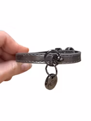 MILK & PEPPER HALSBAND VEGAN STEEL GREY