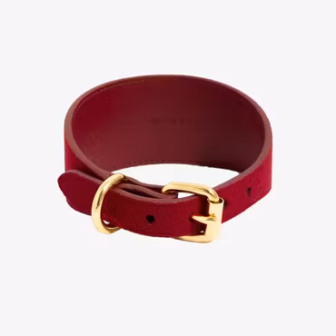 Color Of Sweden - Burgundy Wool Collar