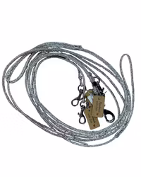 SHOWPAWS - Sparkling Utställningskoppel Silver (Flera Val)