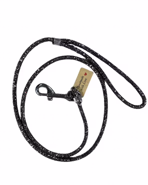 SHOWPAWS - Sparkling Utställningskoppel Grå (Flera Val)