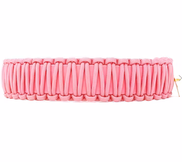 STILHUETTE - Halsband Biothane Paracord Rosa