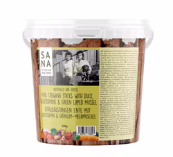 SANADOG Vital Dental Duck Stick med grönläppad mussla och glukosamin (500g-hink)