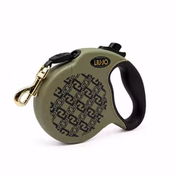LIU JO PETS -  Flexikoppel Monogram Green/Beige