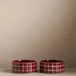 EGG BACK HOME - Burgundy Skål 14cm