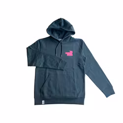 Eco Hoodie - Dark Teal - Text Print