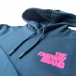 Eco Hoodie - Dark Teal - Text Print