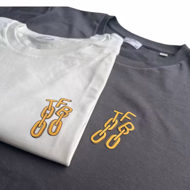Eco T-shirt - Offwhite - Chains Print