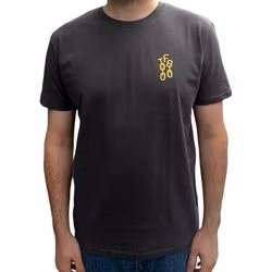 Eco T-shirt - Anthracite - Chains Print