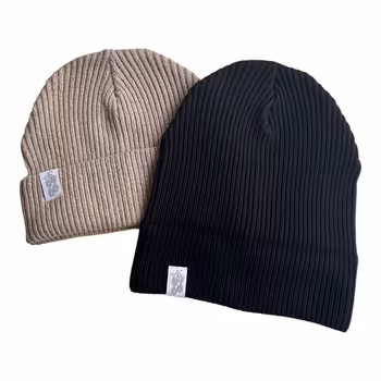 Eco Beanie - Black - Small Label