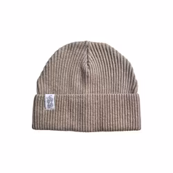 Eco Beanie - Sand - Small Label