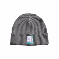 Eco Beanie - Grey - Big Label