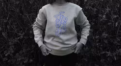 Eco Sweatshirt - Grey - Blueberry