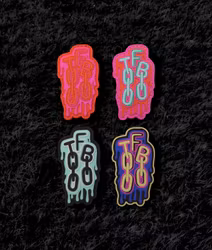 Dripping TFB Velcro Rubber Patches