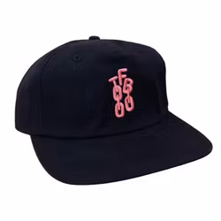 TFB Unstructured Snapback Cap  - Black/Watermelon