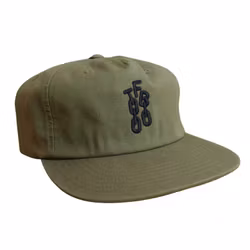 TFB Unstructured Snapback Cap  - Olive