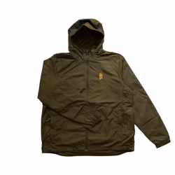 Recycled Light Weather Jacket - Earth - Yellow Embroidery