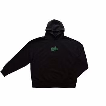Eco Relaxed Hoodie - Black - Bördie