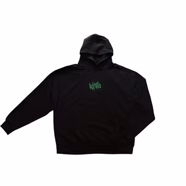 Eco Relaxed Hoodie - Black - Bördie