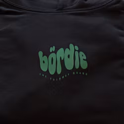 Eco Relaxed Hoodie - Black - Bördie