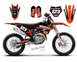 KTM MX-dekaler