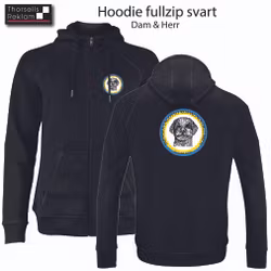 Hoodie fullzip inkl brösttryck 8cm