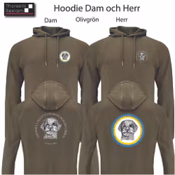 Hoodie inkl brösttryck 8cm
