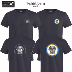 T-shirt Barn inkl brösttryck 8cm