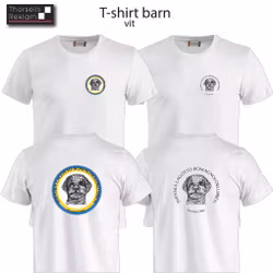 T-shirt Barn inkl brösttryck 8cm