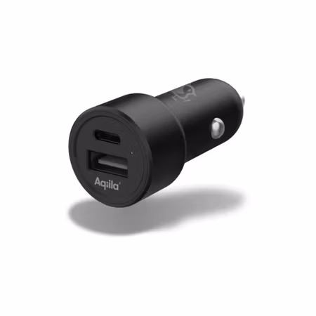Quick Charge Billaddare USB-C + USB-A