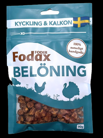 Fodax Belöning Kyckling-Kalkon 90g