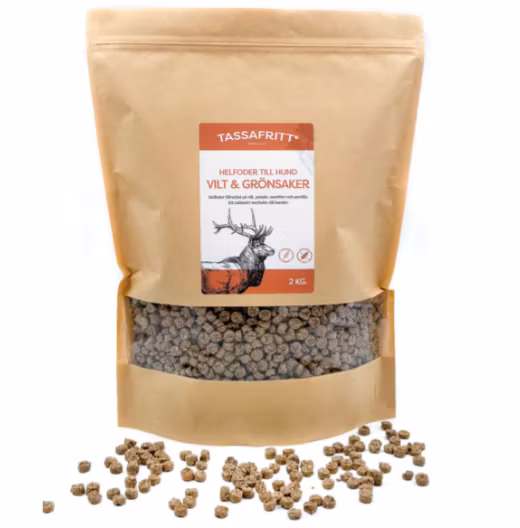 TassaFritt Ugnsbakat Torrfoder – Vilt & Grönsaker