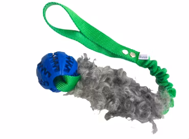 Bistos träningsleksak Hector skin, boll, expander (får)