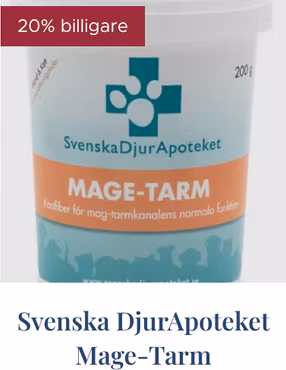 Mage-Tarm Kostfiber – För Bättre Hundhälsa (Svenska DjurApoteket)