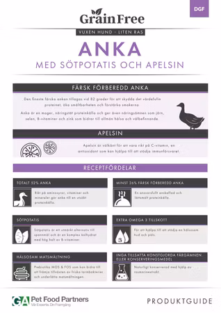 LexNox Hundmat Spannmålsfri Anka