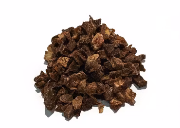 Emmzo Svenskt Hundgodis Oxlunga tärnad burk 300g