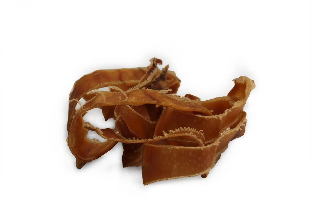 Emmzo Svenskt Hundtugg Grisöron i Strimlor 1 kg