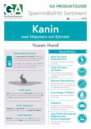 LexNox Hundmat Spannmålsfri Kanin