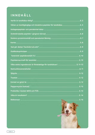Vetenskaplig dokumentation – LexNox Veterinärfoder Tandvård